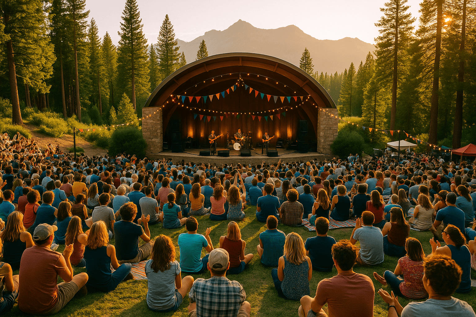 TTSM performance at outdoor amphitheater